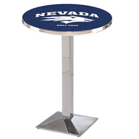 Holland Bar Stool Co 36" Chrome Nevada Pub Table L217C3628NevaUn